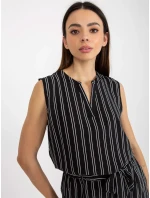 Dámska blúzka D73771R11115A čierna - FPrice