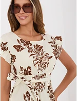 Šaty IR SK SD1457 2,85 hnedá