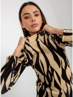 RP Blúzka BZ 8187 1.02X čierna a béžová