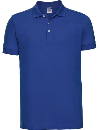 Russell Athletic 566M Pánske elastické polo tričko z piké 10.566M bright royal