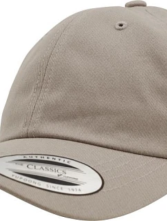 Flexfit 6245CM 6-panelová bavlnená keprová čiapka 55.6245 khaki
