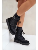 Śniegowce Damskie Progress PROGJ-24-157 Czarne