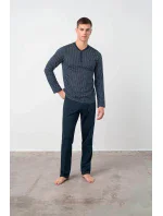 Klasické pánske dvojdielne pyžamo 17600 - Vamp