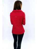 Červená bunda s vysokým stojačikom (DL016) Červená bunda s vysokým stojačikom (DL016)