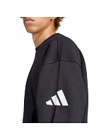 Pánska mikina adidas Essentials Loose Fit 3 Bar Logo Black JF3542