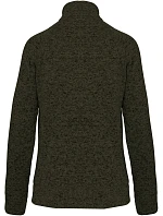 Kariban K 9107 Dámska melírovaná pletená fleecová bunda 20.9107 tmavá khaki melírovaná Kariban K 9107 Dámska melírovaná pletená fleecová bunda 20.9107 tmavá khaki melírovaná