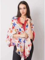 Šatka AT CH 1237 biela a červená