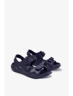 Detské penové sandále Big Star - tmavomodré