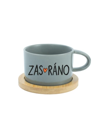 ZAS_RÁNO - šálka na sivé makrónky 200 ml ZAS_RÁNO - šálka na sivé makrónky 200 ml