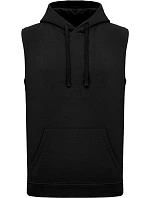 Kariban ProAct PA 393 Unisex mikina s kapucňou bez rukávov 20.P393 čierna Kariban ProAct PA 393 Unisex mikina s kapucňou bez rukávov 20.P393 čierna