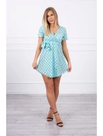 Mätové bodkované šaty