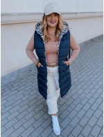 Dámska tmavomodrá vesta KERIS FashionStreet TY2926 Dámska tmavomodrá vesta KERIS FashionStreet TY2926