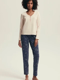 Dámske pyžamo Henderson 43698 Delanie dĺžka/r S-3XL