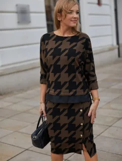 Dámska súprava M377 hnedá a čierna - La Aurora