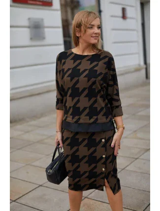 Dámska súprava M377 hnedá a čierna - La Aurora