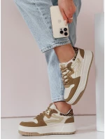 BEIMEI beige FashionStreet dámske tenisky na platforme ZY0870 BEIMEI beige FashionStreet dámske tenisky na platforme ZY0870