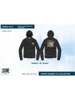 LEONE pánska mikina LSM905/S16 čierna XXL