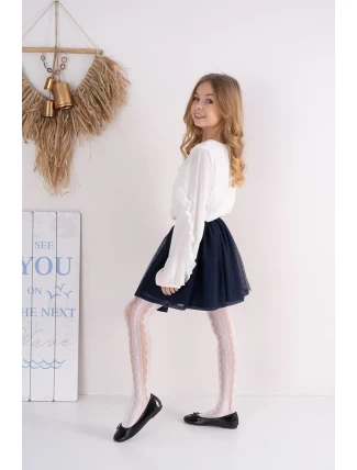 DIEVČENSKÉ AŽUROVÉ PANČUCHY ANTONINA DR2413