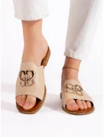 Dámske moderné hnedé ponožky na podpätku bez päty Dámske moderné hnedé ponožky na podpätku bez päty