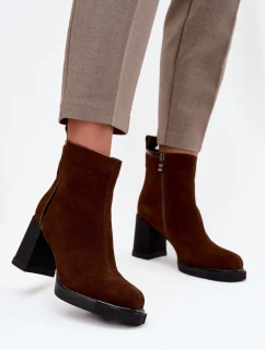 Topánky na podpätku model 217493 Krok vo veľkom štýle