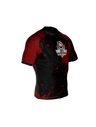 Kompresné tričko "Blood" Rashguard je vyrobené z materiálu DBX MORE DRY M Kompresné tričko "Blood" Rashguard je vyrobené z materiálu DBX MORE DRY M