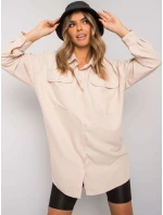 EM košeľa KS 678.57 svetlo béžová