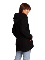 Dámsky sveter s kapucňou B249 - BE