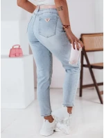 Dámske džínsové nohavice slim fit s opaskom SLIMLOVE FashionStreet UY2346