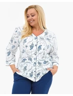 Cornette 162/446 Kristin 2 3/4 3XL-5XL dámske pyžamo bez zipsu