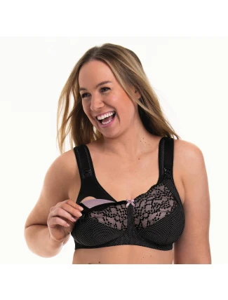 Miss Orely Full Cup dojčiaca podprsenka 5099 čierna - Anita Maternity