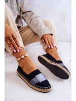 Damskie Espadryle Wsuwane Big Star JJ274963 Czarne
