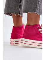 Trampki Damskie Na Platformie Fuksja Aineri