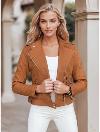 Dámska bunda TERLA camel ramones FashionStreet TY3039 Dámska bunda TERLA camel ramones FashionStreet TY3039