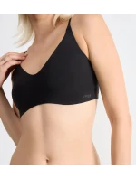 Dámska podprsenka ZERO z mikrovlákna 2.0 Bralette - BLACK - čierna 0004 - SLOGGI