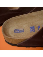Dámske žabky Birkenstock Arizona Soft Footbed Oiled Leather Habana (0452763)