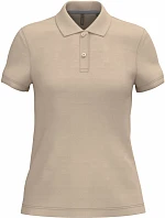 Kariban K 242 Dámske polo tričko z piké 20.K242 light sand