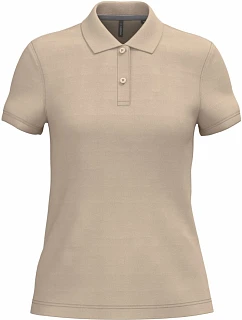 Kariban K 242 Dámske polo tričko z piké 20.K242 light sand