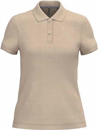 Kariban K 242 Dámske polo tričko z piké 20.K242 light sand