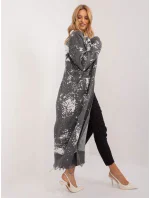 Sveter BA SW 14105.27 tmavosivá