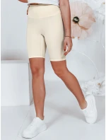 Dámske cyklistické šortky LOVIFIT, krémové, FashionStreet SY0429 Dámske cyklistické šortky LOVIFIT, krémové, FashionStreet SY0429