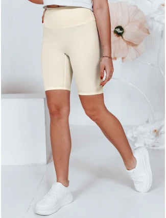 Dámske cyklistické šortky LOVIFIT, krémové, FashionStreet SY0429 Dámske cyklistické šortky LOVIFIT, krémové, FashionStreet SY0429