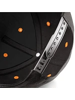 Beechfield B 610C 5-panelová snapbacková čiapka s kontrastným lemom 53.610C čierna/žltá