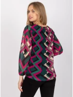 Blúzka DHJ BZ 8643 2.67P tmavo zelená