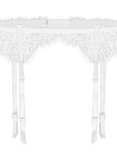 Podväzkový pás Fuchsia biela - Julimex