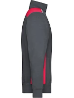Daiber JN 868 Pracovná mikina so zipsom na 1/4 dĺžky – Farba 02.0868 carbon/red Daiber JN 868 Pracovná mikina so zipsom na 1/4 dĺžky – Farba 02.0868 carbon/red