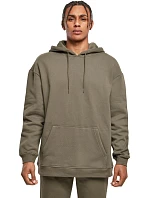 Build your Brand BB 006 Oversize mikina s kapucňou z hrubej bavlny 56.B006 čierna