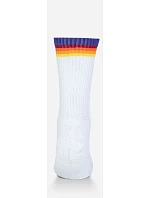 Mr. Socks L 05004 Tenisové ponožky „Basic“ 88.5004 biele/duhové Mr. Socks L 05004 Tenisové ponožky „Basic“ 88.5004 biele/duhové