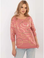 Blúzka CLM BZ 1257.71 tmavoružová