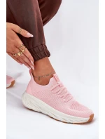 Wygodne Buty Sportowe Damskie Big Star RR274A131 HI-POLY SYSTEM Różowe