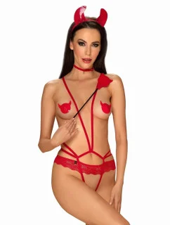 Diabolské body Evilia teddy - Obsessive